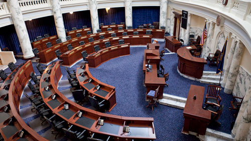 Inside of the Idaho Capitol Building